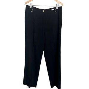 St. John Sports Black Straight Leg Trousers Size 12